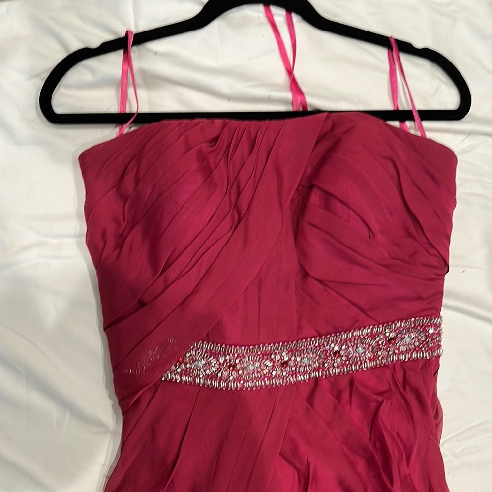 Elegant Pink Maxi Dress